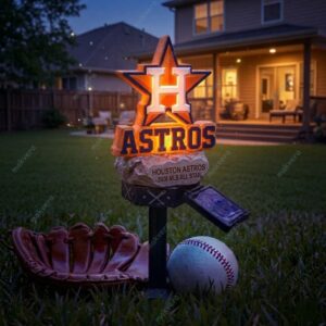 Houston Astros 2026 MLB All Star Solar Garden Light 2