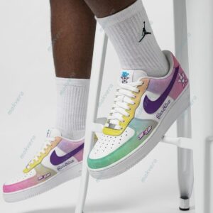 Houston Astros Care Bears Night Custom Air Force 1 Sneaker