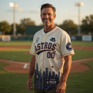 Houston Astros Fathers Day 2026 Custom  Baseball Jersey