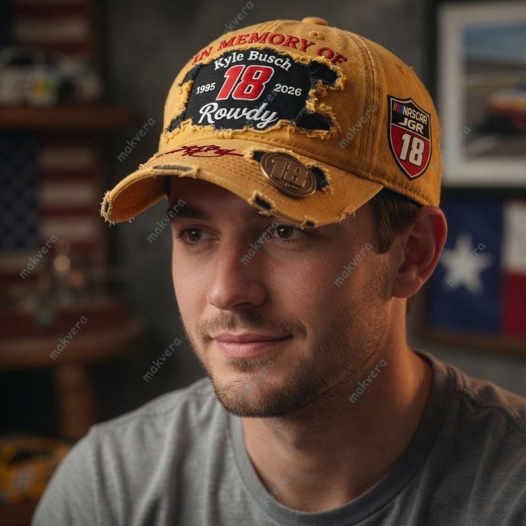 In Memory Of Kyle Busch Legends Rowdy Cap