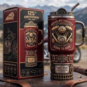 Indian Motorcycle 125th Anniversary Tumbler