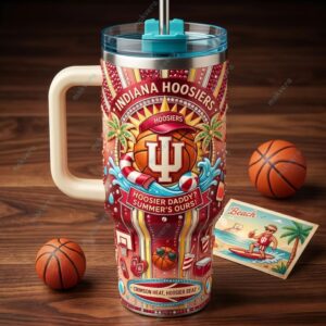 Indiana Hoosiers Summer Hoosier Hysteria Tumbler 3