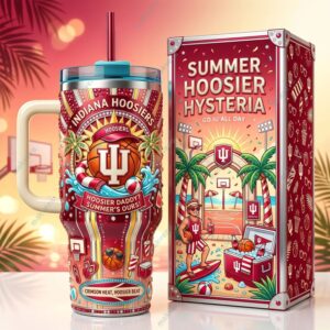 Indiana Hoosiers Summer Hoosier Hysteria Tumbler