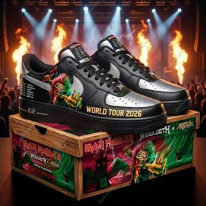 Iron Maiden World Tour 2026 Air Force 1 Sneaker