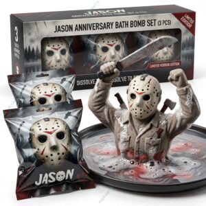 Jason Anniversary Surprise Figure Bath Bomb Set