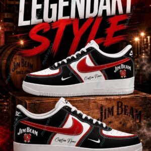 Jim Beam Whisky Bourbon Custom Air Force 1 Sneaker 2