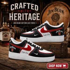 Jim Beam Whisky Bourbon Custom Air Force 1 Sneaker 4