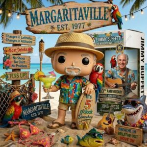 Jimmy Buffett 80th Anniversary Collectible Pop Figure