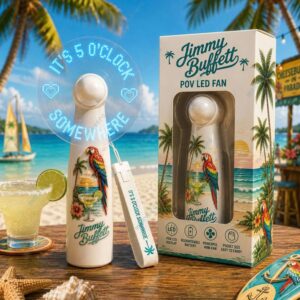 Jimmy Buffett It’s 5 O’clock Led Hand Fan