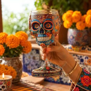 Jose Cuervo Day of the Dead Edition Goblet 3