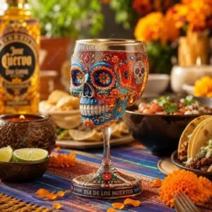 Jose Cuervo Day of the Dead Edition Goblet 4
