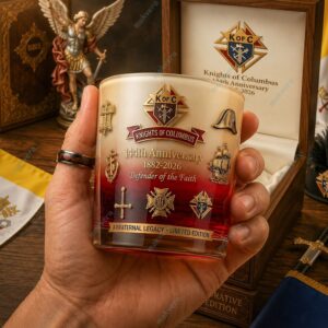 K of C 144Th Anniversary 1882-2026 Whiskey Glass 2