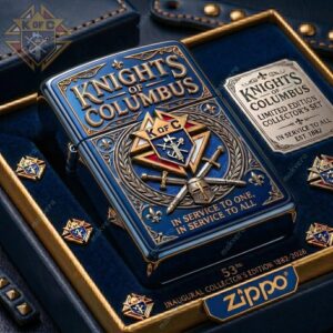 Knights Of Columbus In Service To All Est 1882 Zippo Case