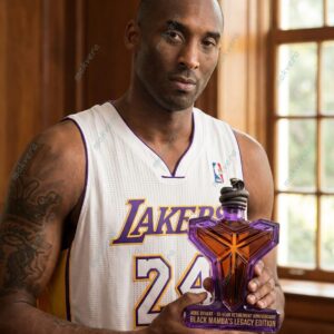 Kobe Bryant 10-Year Retirement Anniversary Whiskey Bottle