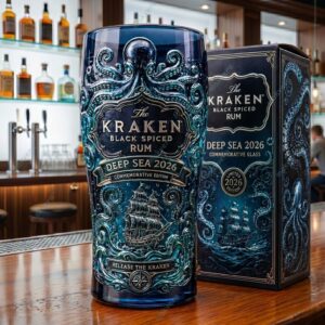 Kraken Rum Octopus Beer Glass 2
