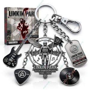 Linkin Park 30Th Anniversary 1996-2026 Keychain 1 Linkin Park 30Th Anniversary 1996-2026 Keychain 2
