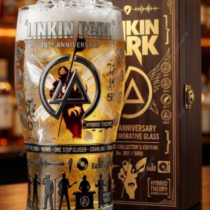 Linkin Park 30Th Commemorative Beer Glass