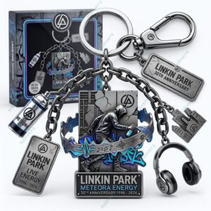 Linkin Park Meteora Energy 30Th Anniversary Keychain 2