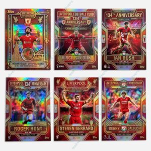 Liverpool Football Club 134th Anniversary Legacy Trading Cards