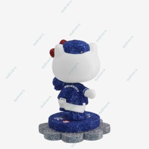 Los Angeles Dodgers Hello Kitty Glitter Mini Bobblehead 2