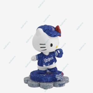 Los Angeles Dodgers Hello Kitty Glitter Mini Bobblehead 6