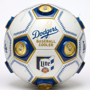 Los Angeles Dodgers Match Ball Beer Cooler