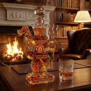 Manchester United Premier League Champions Whiskey Bottle