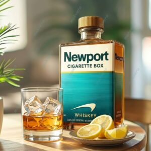 Marlboro Cigarette Box Whiskey Decanter 2