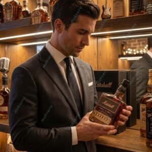 Marshall Jack Daniel’s 65th Anniversary Whiskey Bottle 3