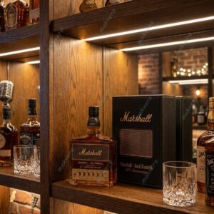 Marshall Jack Daniel’s 65th Anniversary Whiskey Bottle