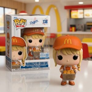 McDonalds Fry Cook Girl Adorable Pop Figure