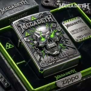 Megadeth Peace Sells 1983-2026 Zippo Case
