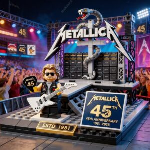 Metallica 45Th Anniversary 1981-2026 Building Block Set