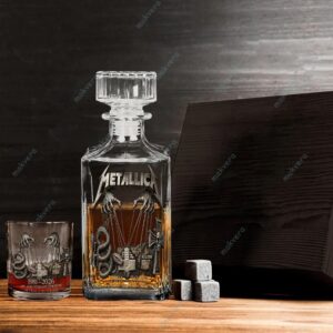 Metallica 45Th Anniversary Edition Whiskey Decanter Set 2