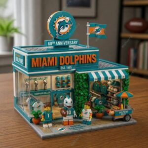 Miami Dolphins 60th Anniversary Building Set 2