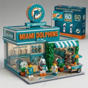 Miami Dolphins 60th Anniversary Building Set