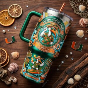 Miami Hurricanes The U Summer Splash Tumbler 2