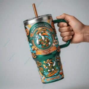 Miami Hurricanes The U Summer Splash Tumbler 3
