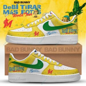 Miami Marlins x Bad Bunny DeBI Tirar Mas Fotos Air Force 1 Sneaker 3