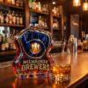 Milwaukee Brewers Baseball Whiskey Bottle