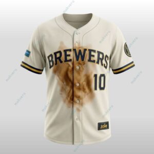 Milwaukee Brewers Slidin Sal Frelick Custom Jersey 2026 Giveaway 2