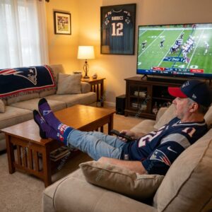 New England Patriots Best Dad Ever Sock