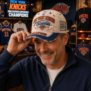 New York Knicks Eastern Conference Champions 2025 CAP 1 New York Knicks Eastern Conference Champions 2025 CAP 2