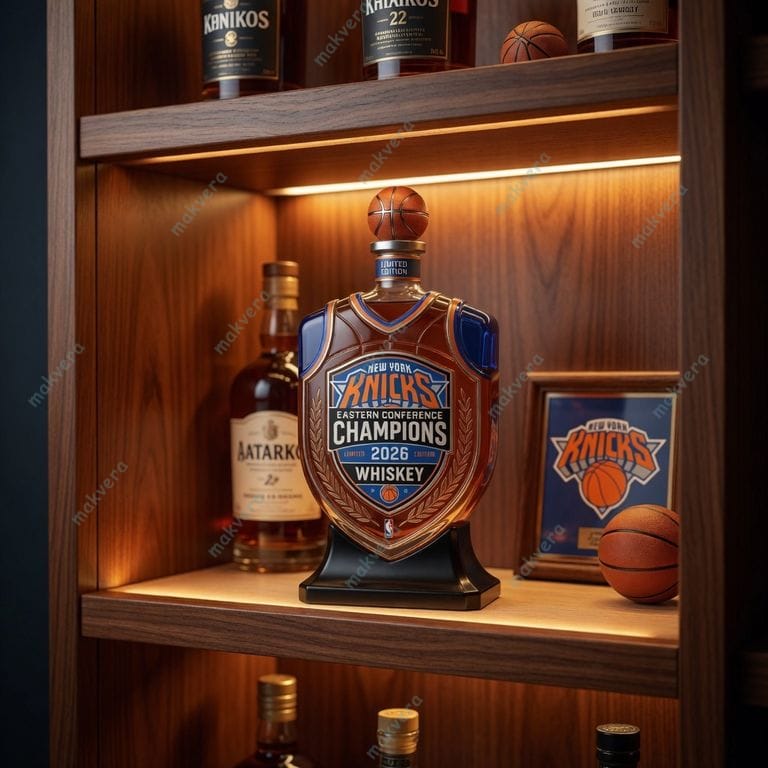 New York Knicks Eastern Conference Champions 2026 Whiskey Bottle 2 New York Knicks Eastern Conference Champions 2026 Whiskey Bottle 2