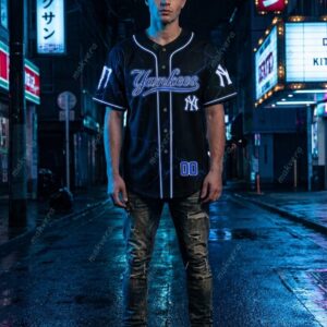 New York Yankees x Monster Style Custom Baseball Jersey 2