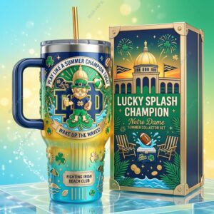 Notre Dame Fighting Irish Lucky Splash Champion Tumbler