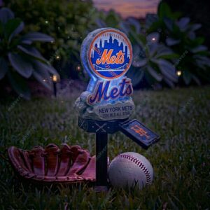 NY Mets 2026 MLB All Star Solar Garden Light