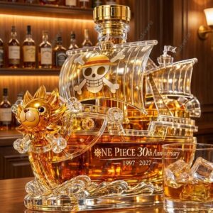 One Piece 30th Anniversary Thousand Sunny Ship 1997-2027 Whiskey Decanter 2