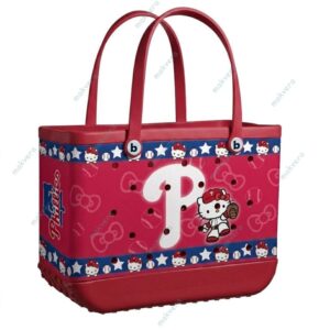 Philadelphia Phillies Pink Kitty Game Day Rubber Beach Bag 2