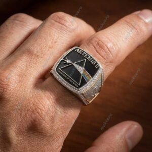 Pink Floyd x Nasa Artemis Ii Dark Side Of The Moon RING